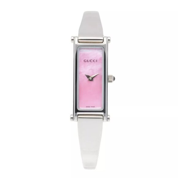 GUCCI Watches 1500L Stainless Steel Pink shell used - Picture 5 of 5